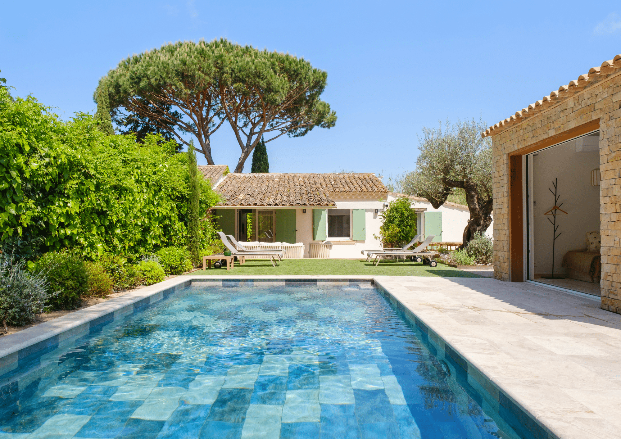 Maison Lou Sophia Saint-Tropez proche Salins - Piscine - Terrain de pétanque - 6 couchages