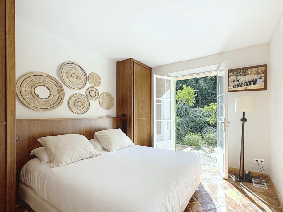 Chambre de la Villa Les Aygalades à Saint-Tropez
