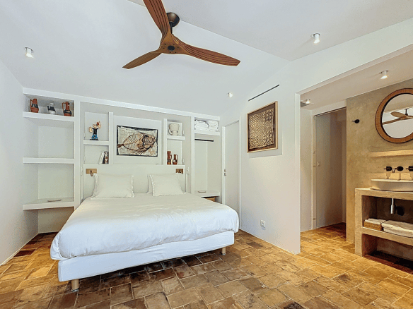 Chambre de la Villa Les Aygalades à Saint-Tropez