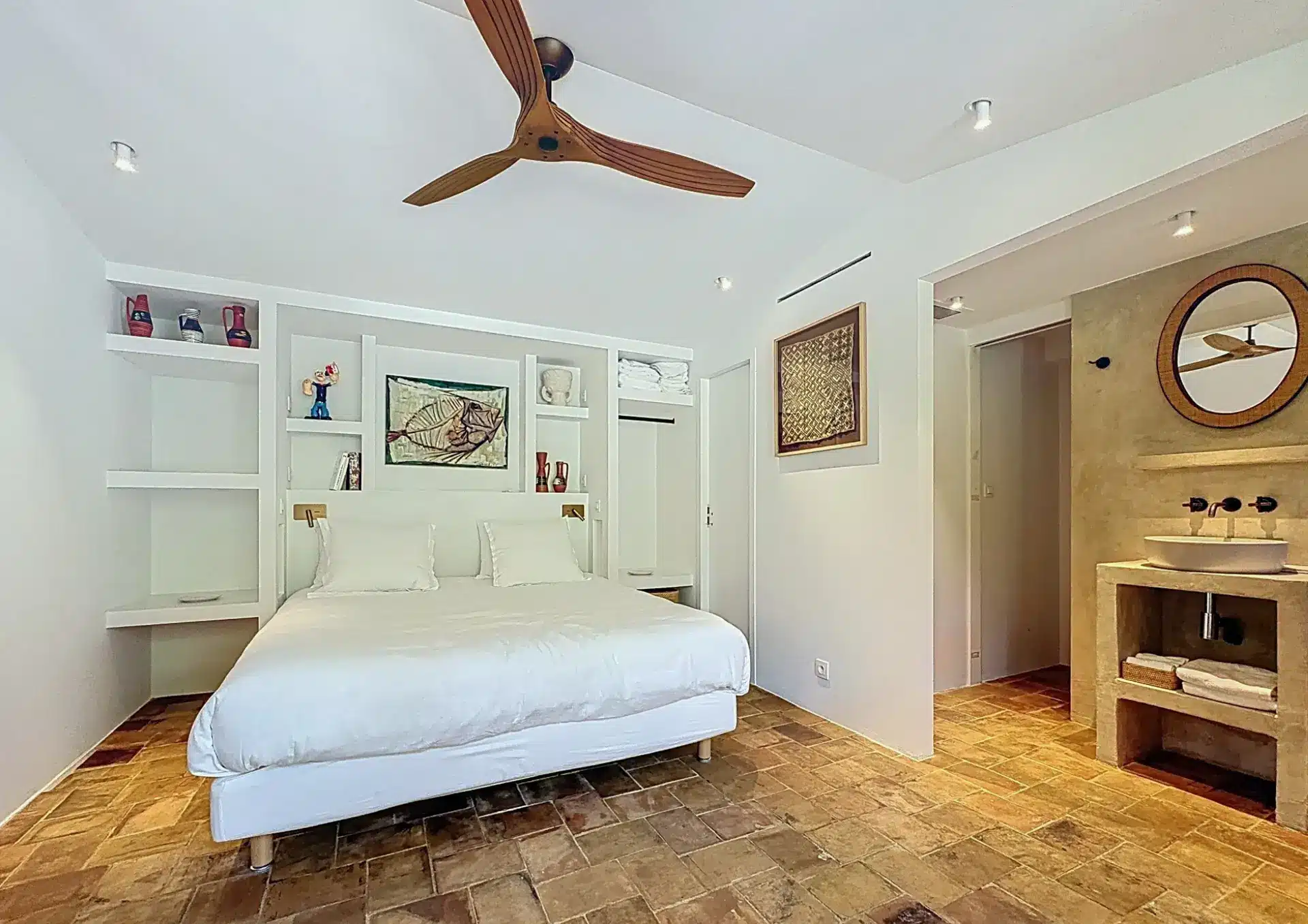 Chambre de la Villa Les Aygalades à Saint-Tropez Chambre de la Villa Les Aygalades à Saint-Tropez