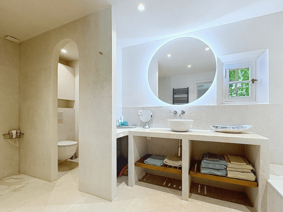 Salle de bain de la Villa Les Aygalades à Saint-Tropez