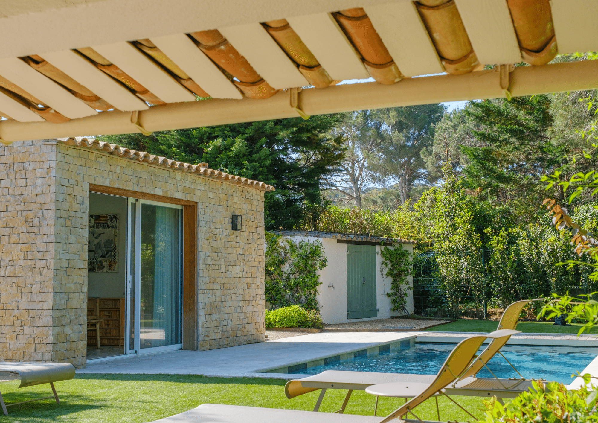 Maison Lou Sophia Saint-Tropez proche Salins - Piscine - Terrain de pétanque - 6 couchages