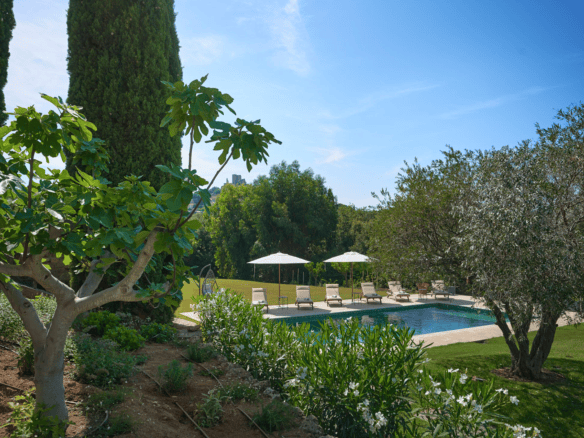 Piscine de la Villa Coup de Foudre à Grimaud, Golfe de Saint-Tropez
