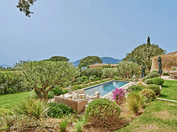 Villa L'Albélia à La croix-Valmer - 6 personnes - Piscine - Superbe jardin méditerranéen - Vue Mer