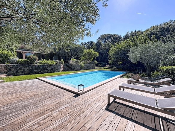 Piscine de la Villa Les Aygalades à Saint-Tropez