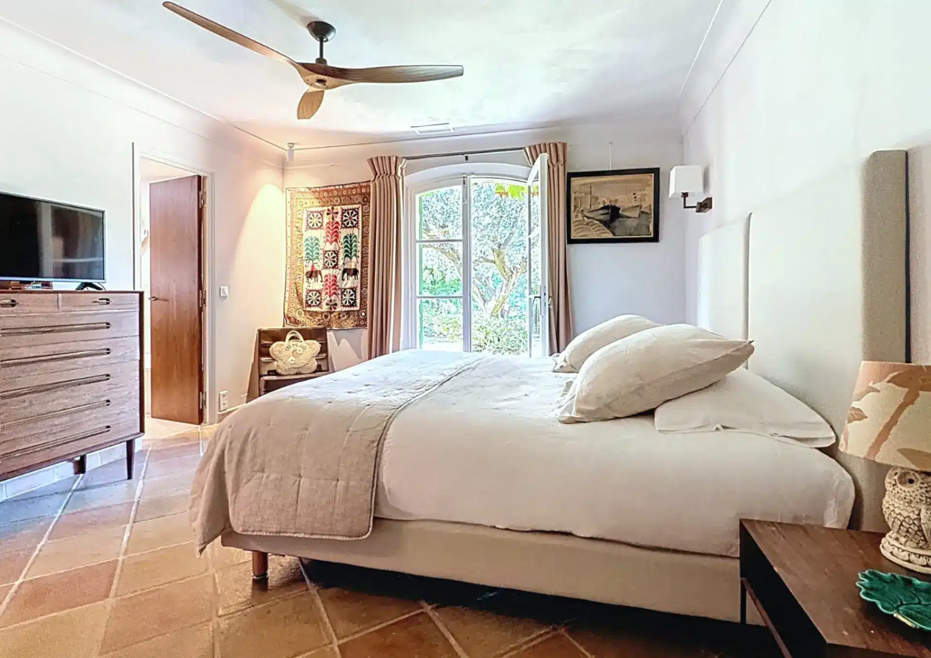 Chambre de la Villa Les Aygalades à Saint-Tropez Chambre de la Villa Les Aygalades à Saint-Tropez