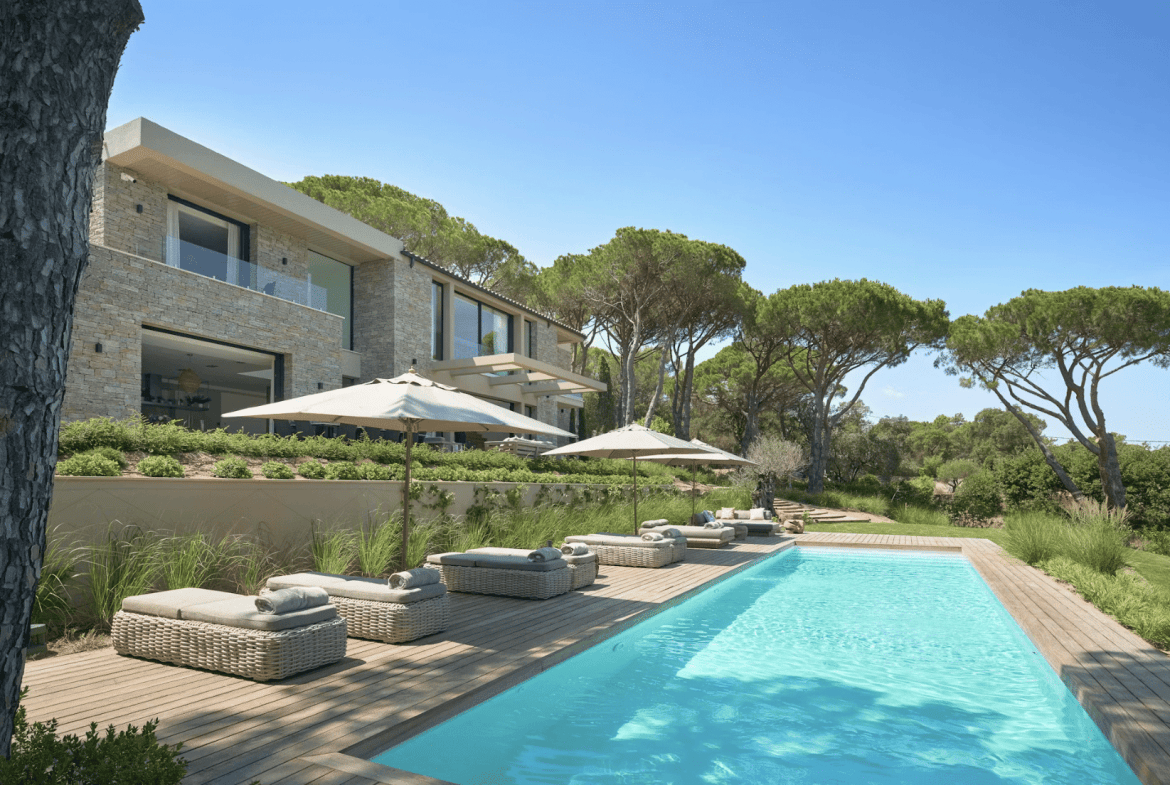 Piscine de la Villa L'Haroma à Gassin, Golfe de Saint-Tropez