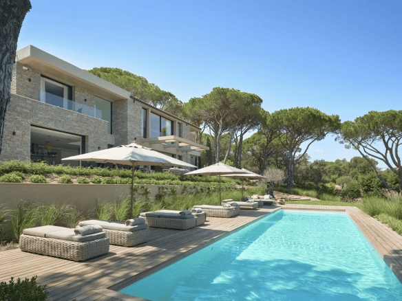 Piscine de la Villa L'Haroma à Gassin, Golfe de Saint-Tropez