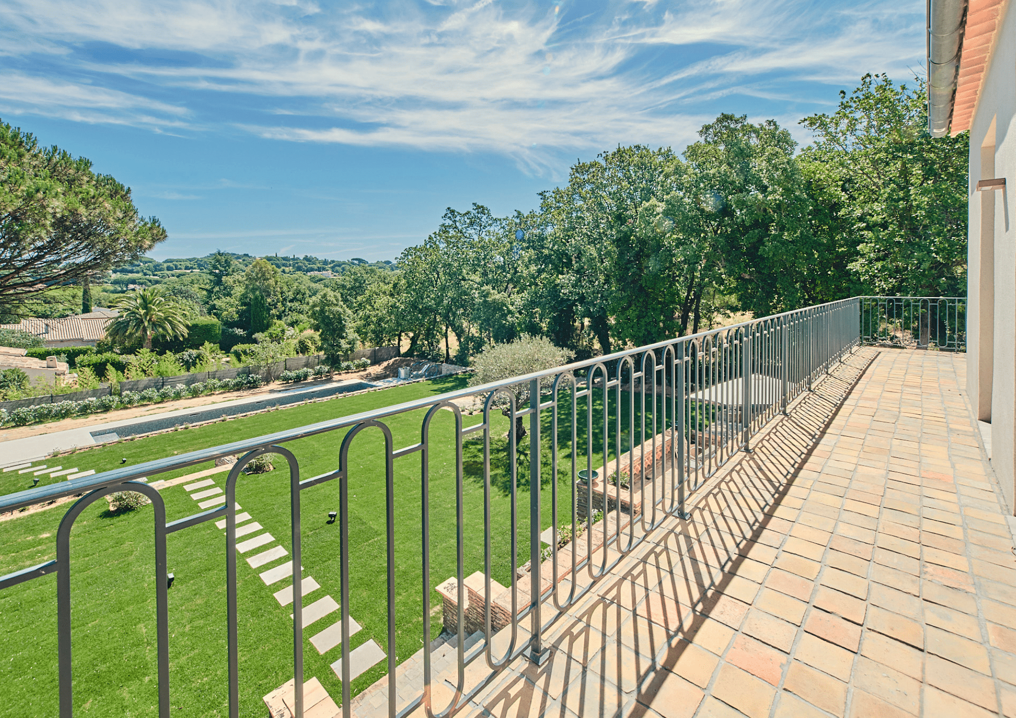 Jardin de la Villa Les Cigales à Gassin, Golfe de Saint-Tropez