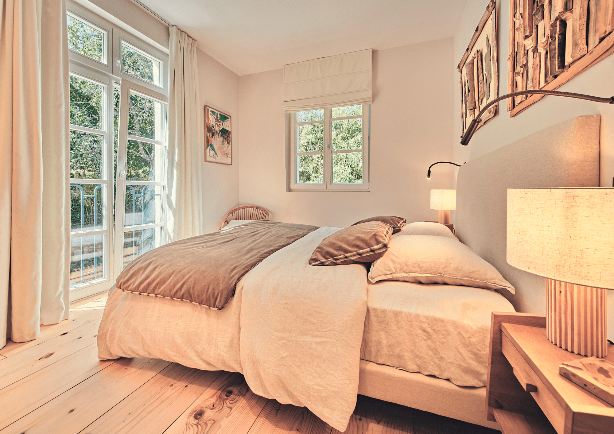 Chambre de la Villa Les Cigales à Gassin, Golfe de Saint-Tropez