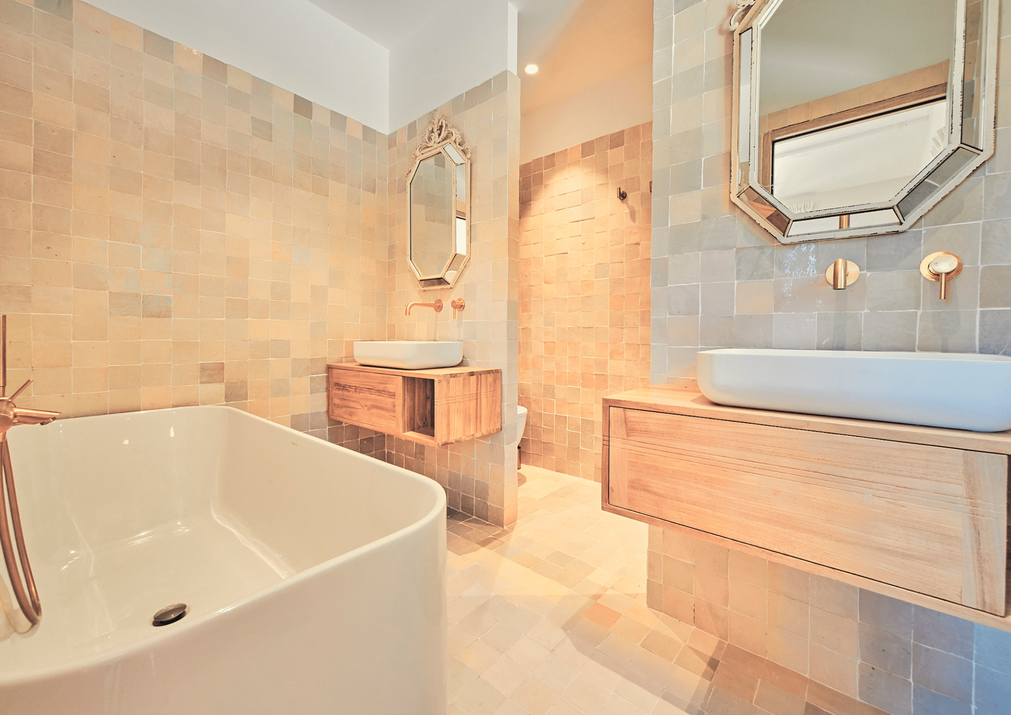 Salle de bain de la Villa Les Cigales à Gassin, Golfe de Saint-Tropez